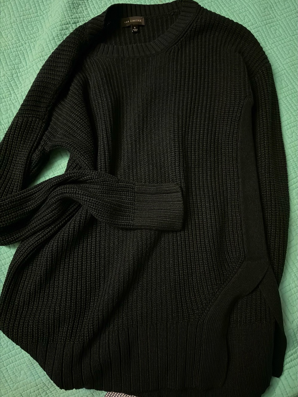 The Limited black knit sweater women’s size S